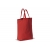 Katoenen tas met korte hengsels (250 g/m2) rood