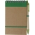Eco notitieboekje (A6) met balpen groen