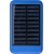 Aluminium solar powerbank Drew blauw