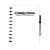 Correctbook A4 softcover wit