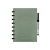 Correctbook A5 linnen hardcover groen