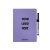 Correctbook A5 Scratch Blanco paars