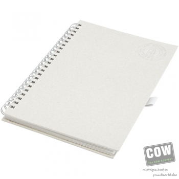 Afbeelding van relatiegeschenk:Dairy Dream referentie A5 spiraal notitieboek gemaakt van gerecyclede melkpakken