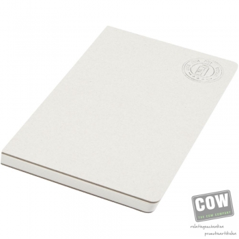 Afbeelding van relatiegeschenk:Dairy Dream referentie A5 notitieboek zonder harde achterkant gemaakt van gerecyclede