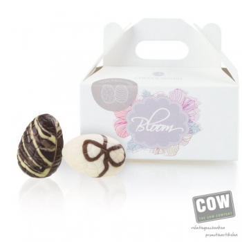 Afbeelding van relatiegeschenk:Mini Bloom - Chocolade paaseitjes Chocolade paaseitjes